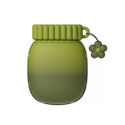 Chauffe main rechargeable original design fleur, chauffe rapide - 3 niveaux, chargeur USB et USB-C, batterie externe de 4000 mAh