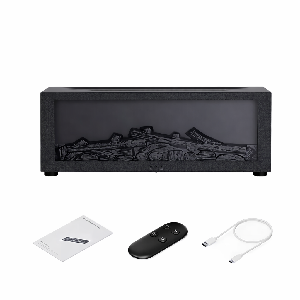 Humidificateur Cheminée Aromatique ARVENA™ — Flamme LED & Diffuseur