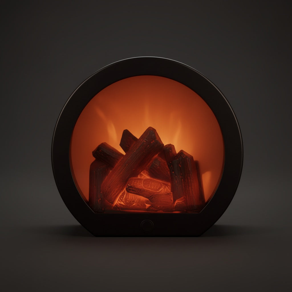 Lampe Cheminée LED OVENA™ - Mini Feu Décoratif Vintage