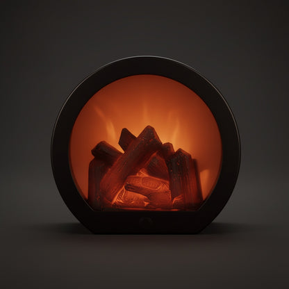 Lampe Cheminée LED OVENA™ - Mini Feu Décoratif Vintage