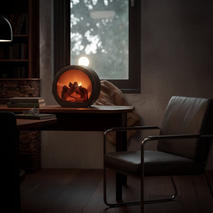 Lampe Cheminée LED OVENA™ - Mini Feu Décoratif Vintage