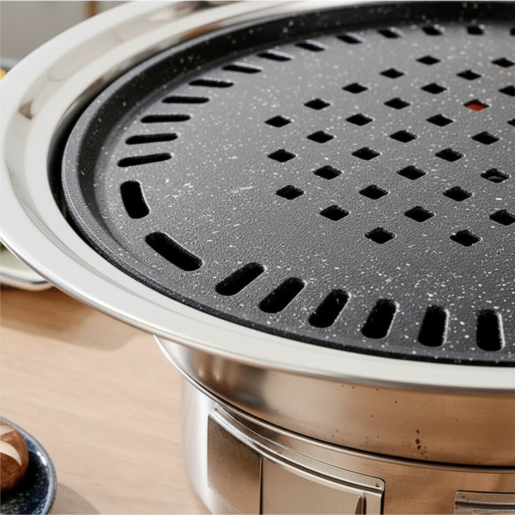 Barbecue Coréen de Table GRAVORA™ - Grill Charbon Portable
