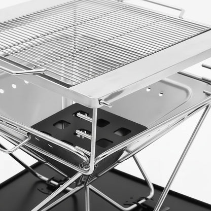 Barbecue Portable Pliant PYRA™ - Grill Acier Inoxydable Camping