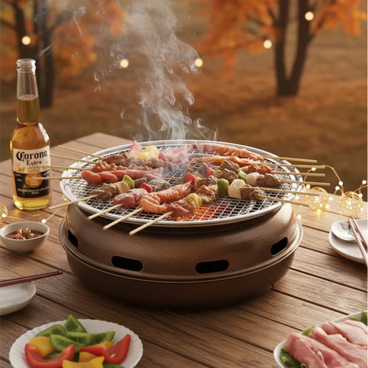 Barbecue de Table BRASORA™ – Grill Charbon Portable