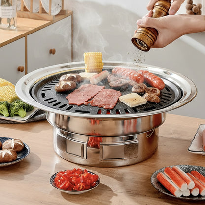 Barbecue Coréen de Table GRAVORA™ - Grill Charbon Portable