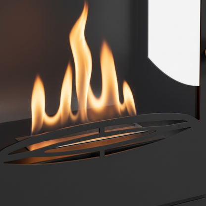 Cheminée Bioéthanol IGNARA™ - Poêle Design Meuble Bas Noir