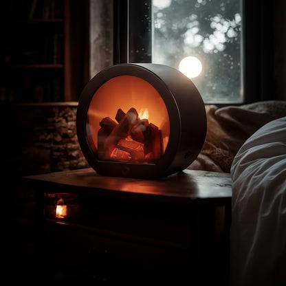 Lampe Cheminée LED OVENA™ - Mini Feu Décoratif Vintage