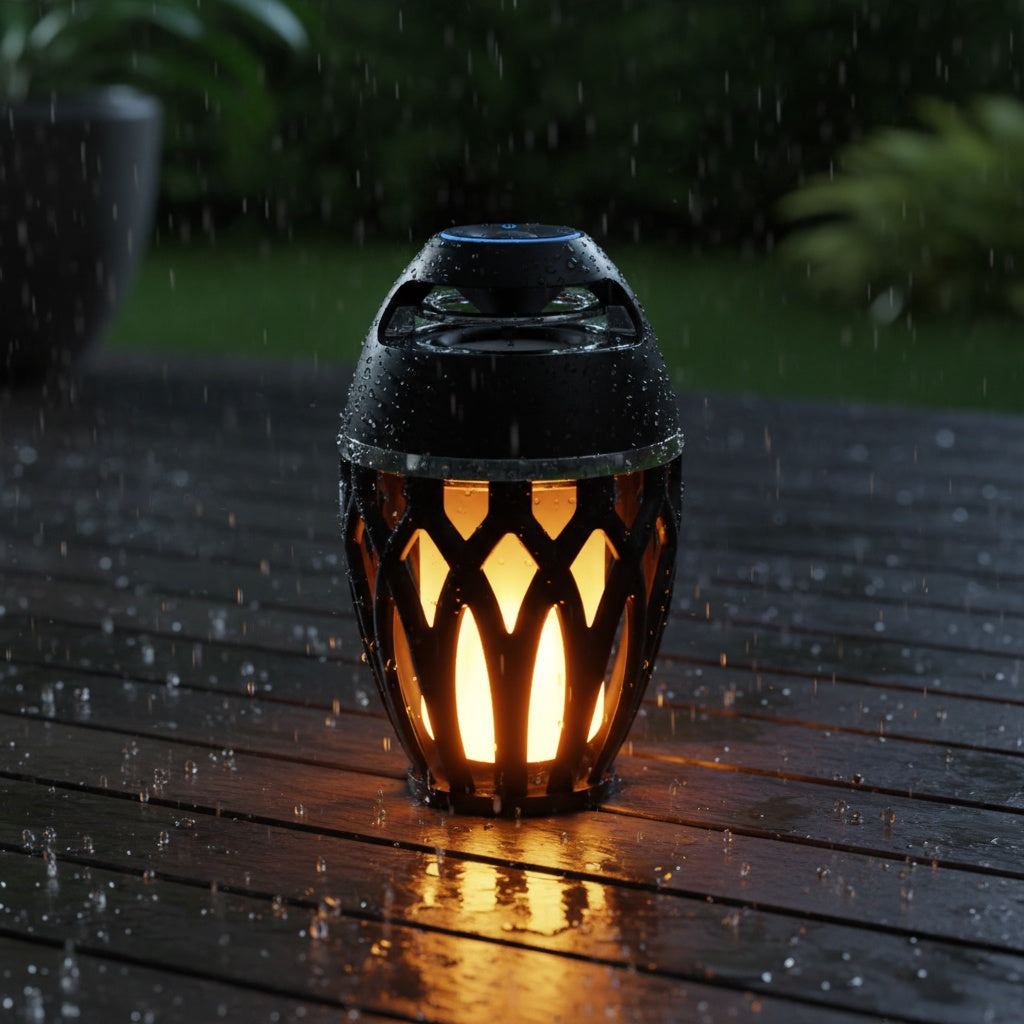 Lampe Bluetooth SONARA™ - Enceinte LED Flamme d'Ambiance