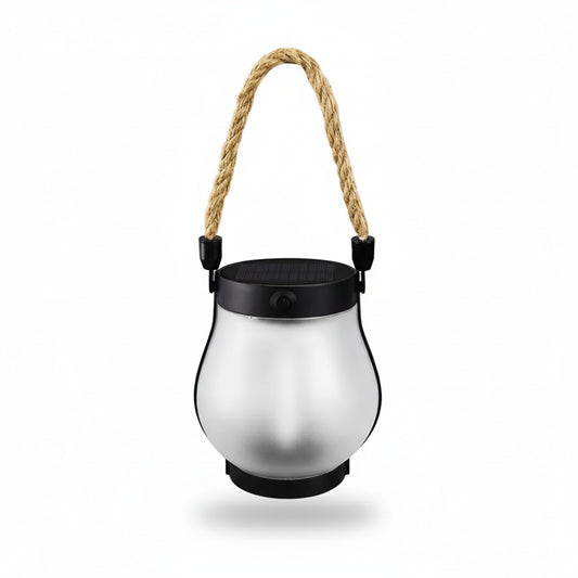 Lanterne Solaire LED Flamme SOLARA™ - Lampe Extérieure