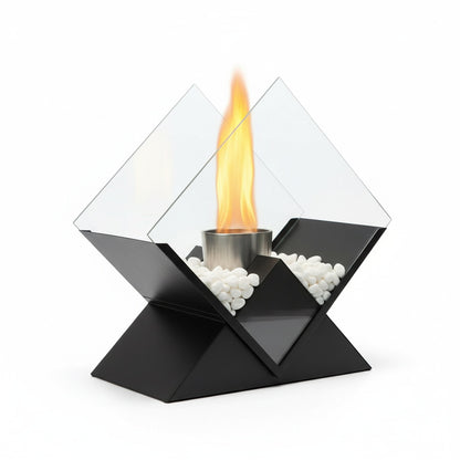 Cheminée de Table Éthanol AURENA™ - Flamme Décorative Design