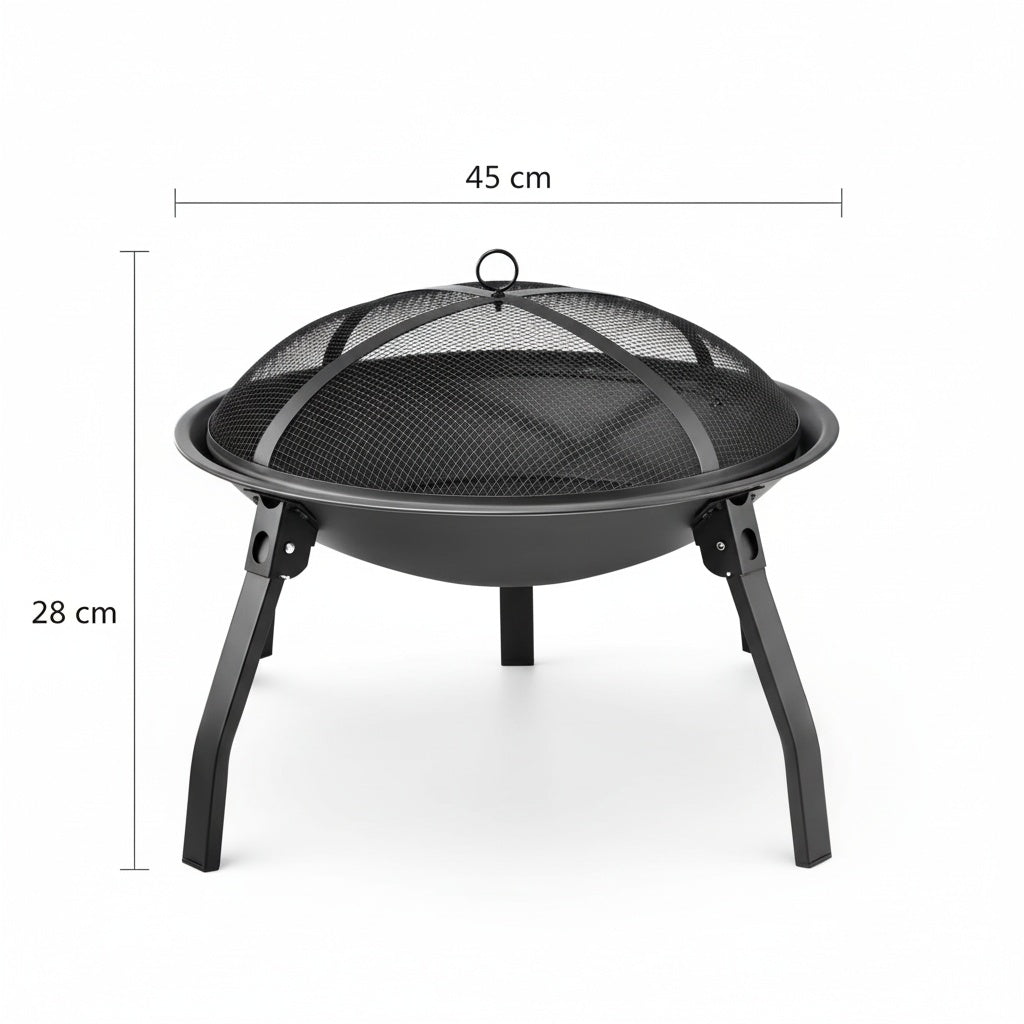 Brasero Barbecue Portable IGNORA™ – Grill Camping Multifonction