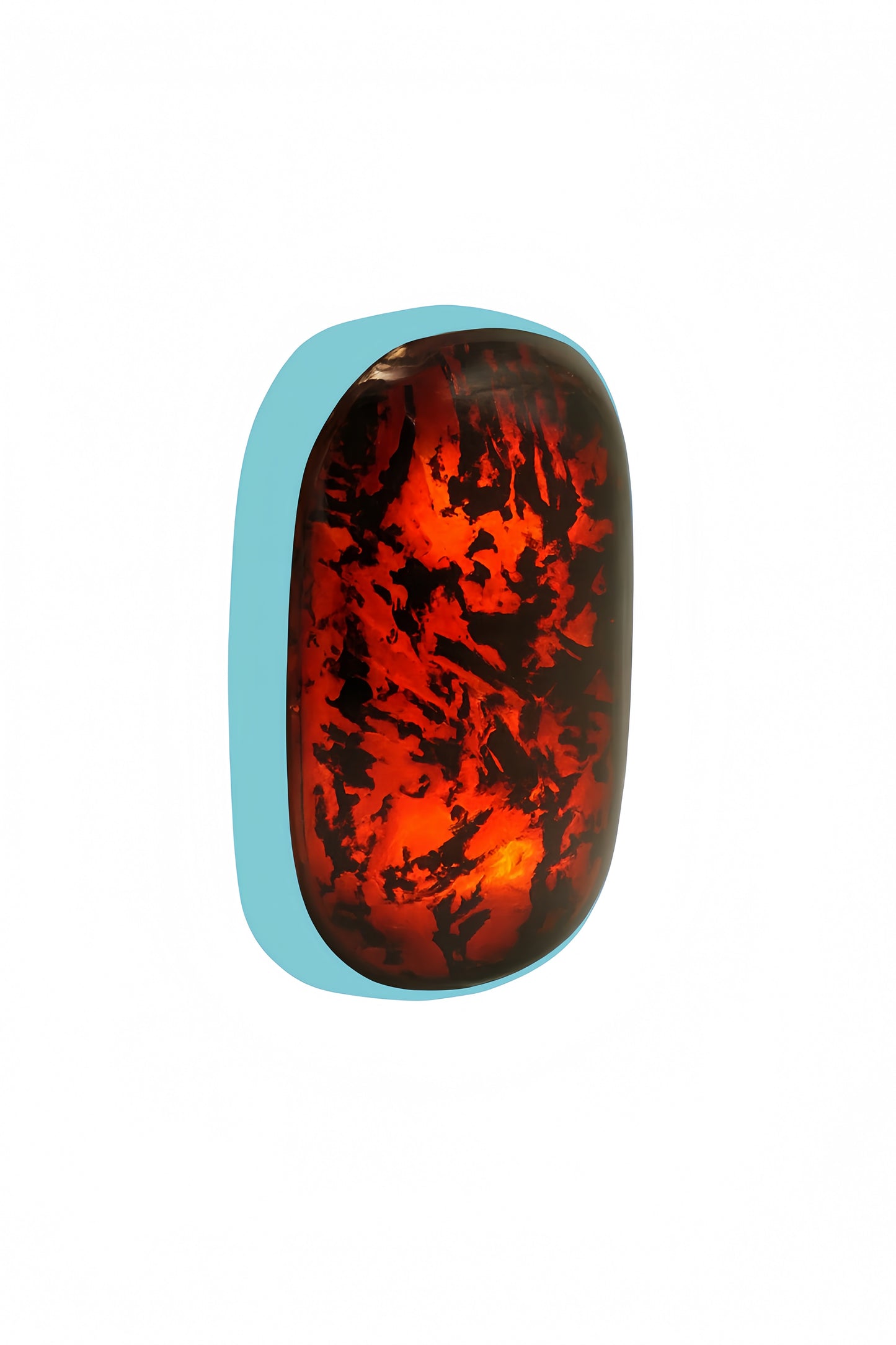 Chauffe main rechargeable USB-C pour le ski, batterie 5h - aspect flamme avec chauffe rapide - 3 niveaux, 2000 mAh lithium