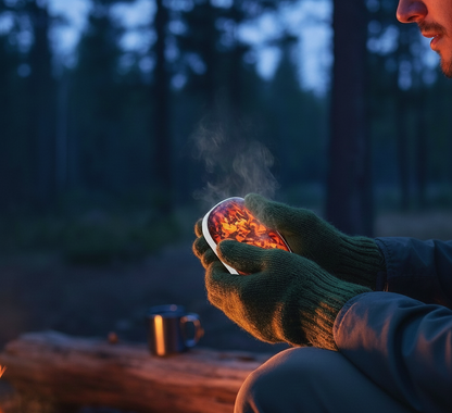 Chauffe main rechargeable USB-C pour le ski, batterie 5h - aspect flamme avec chauffe rapide - 3 niveaux, 2000 mAh lithium
