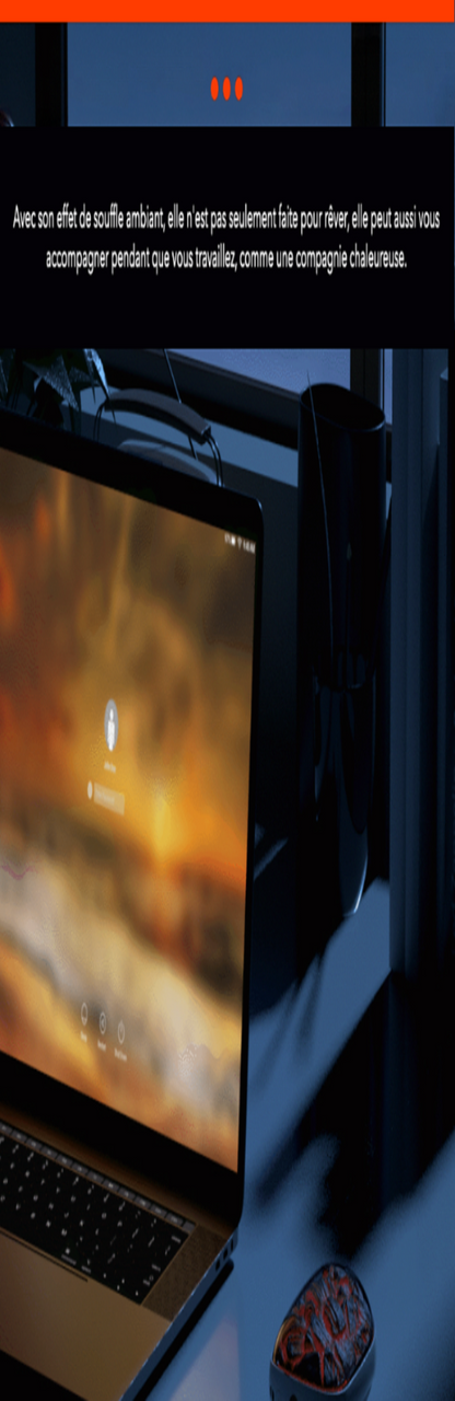 Chauffe main rechargeable USB-C pour le ski, batterie 5h - aspect flamme avec chauffe rapide - 3 niveaux, 2000 mAh lithium